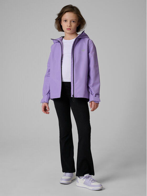 4F 4F Kurtka przejściowa OUTERWEAR Fioletowy Regular Fit