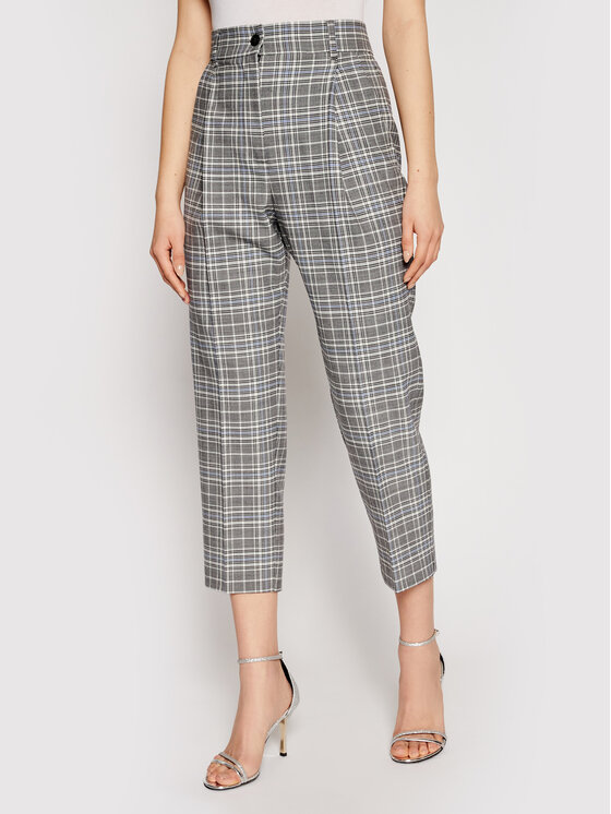 Marella Marella Παντελόνι υφασμάτινο Egoista 31361108 Γκρι Regular Fit
