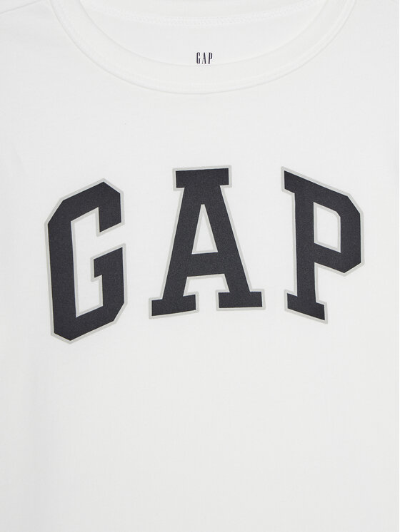 Gap Gap Тишърт 708370-03 Бял Regular Fit