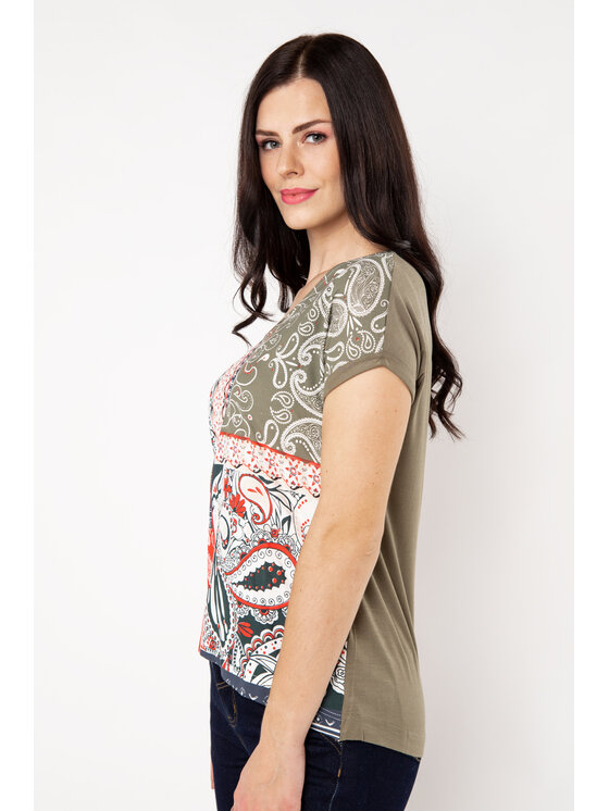 QUIOSQUE QUIOSQUE Halenka 22-TD-130 Zelená Regular Fit