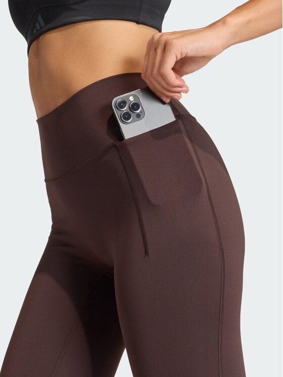 adidas adidas Legginsy 158791 Brązowy Fitted Fit
