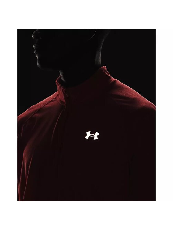 Under Armour Under Armour Longsleeve UA STREAKER HALF ZIP Czerwony Fitted Fit