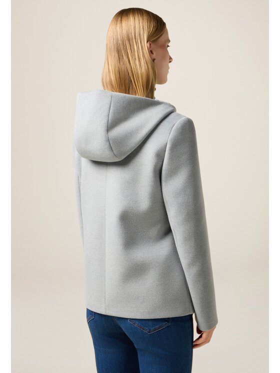 Oltre Oltre Cappotto 8722R001289N013 Grigio Baggy Fit