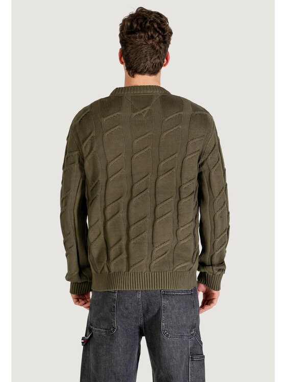 Tommy Jeans Tommy Jeans Πουλόβερ DM0DM22355 Πράσινο Casual Fit