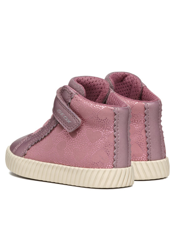 Geox Fille B Mirroless Girl Basket - Chaussures Respirantes Pour Enfants