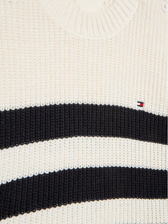 Tommy Hilfiger Tommy Hilfiger Džemper Nautical KG0KG07078 D Écru Regular Fit
