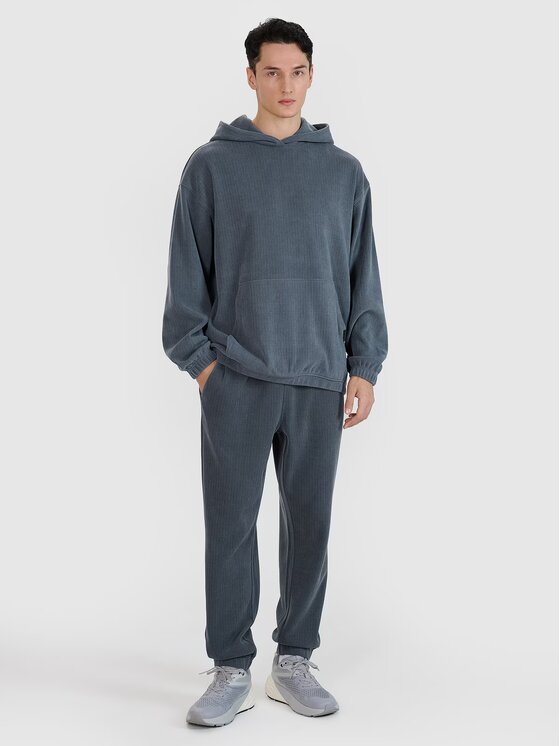 4F 4F Felpa 4FRSS25TSWSM2181-22S Nero Oversize