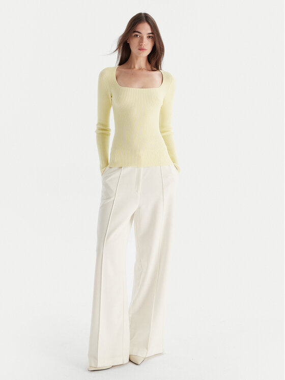 Kontatto Kontatto Maglione 3M0830C Giallo Slim Fit