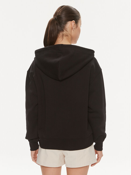 Tommy Jeans Tommy Jeans Bluză Badge DW0DW17955 Negru Relaxed Fit