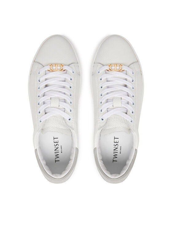 TWINSET TWINSET Sneakersy 242TCP012 Biały