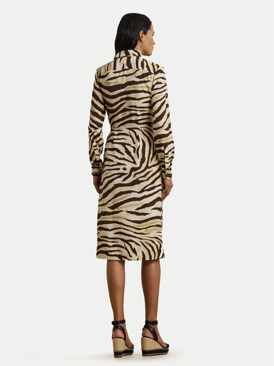 LAUREN RALPH LAUREN LAUREN RALPH LAUREN Sukienka koszulowa 200970833001 Beżowy Regular Fit