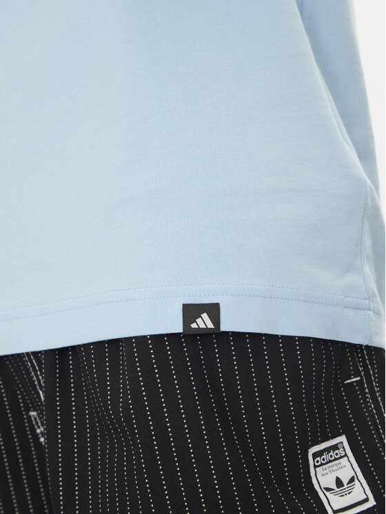 adidas adidas Tričko Lounge Ice Graphic JJ4019 Modrá Regular Fit