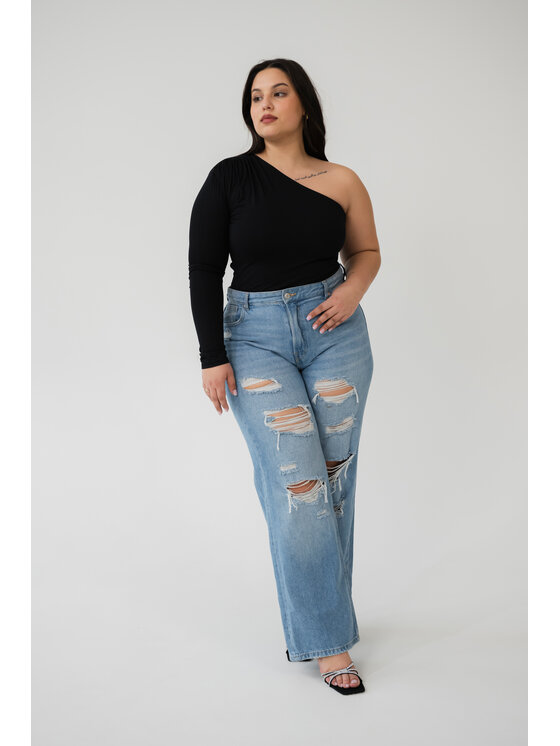 ROSE AVENUE ROSE AVENUE Body JUDY Czarny Slim Fit