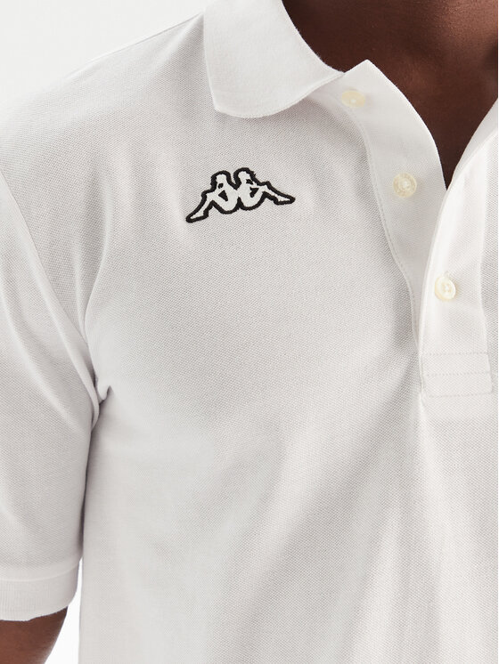Kappa Kappa Polo majica Logo Sharas Mss 302B3D0 Bela Regular Fit