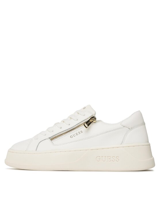 Guess Sneakers Avellino Zip FM7CAZ LEA12 Weiß | Modivo.de 