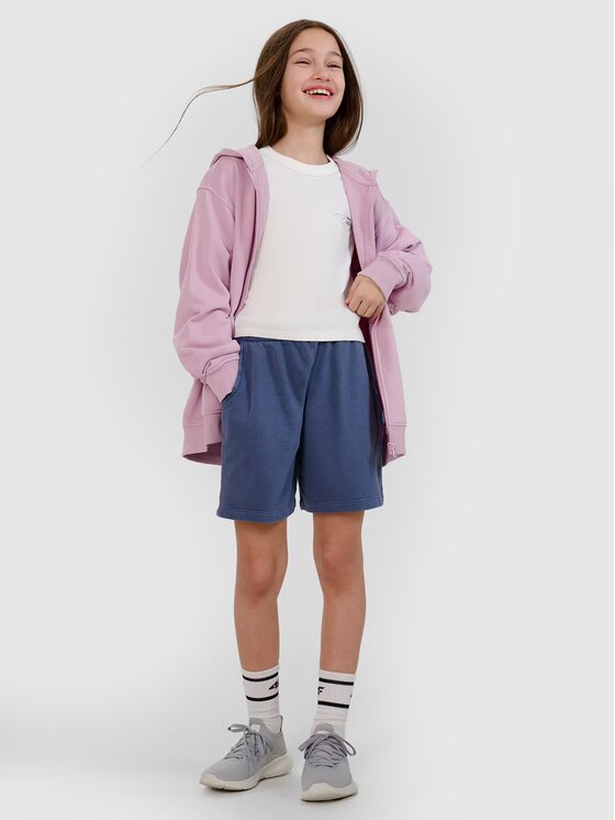 4F 4F Μπλούζα 4FJWspring_summer_2025TSWSF1482 Ανοιχτό μοβ Loose Fit