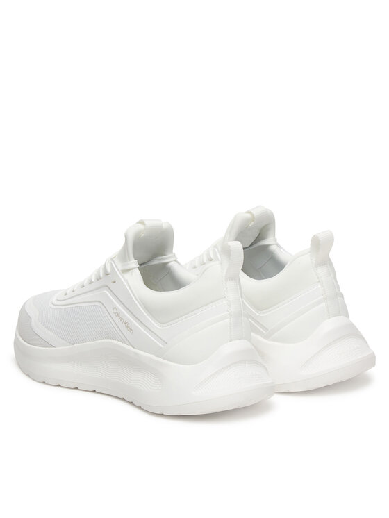 Calvin Klein Calvin Klein Sneakersy Light Eva Run Sock Mesh HW0HW03023 Biela