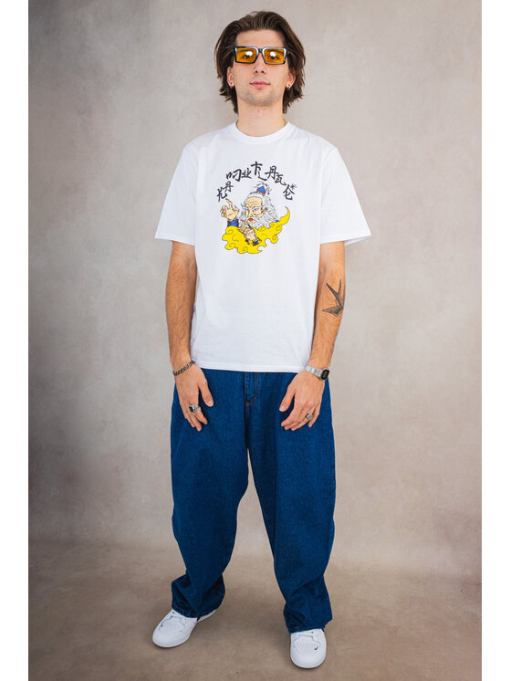 Kamuflage Kamuflage Jeansy Way Too Big Niebieski Baggy Fit