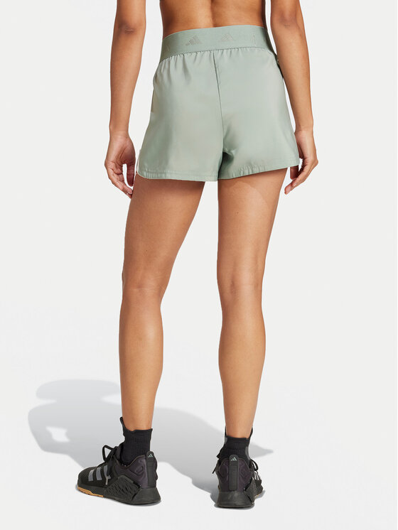 adidas adidas Pantaloncini sportivi Hyperglam Woven JC7392 Verde Regular Fit
