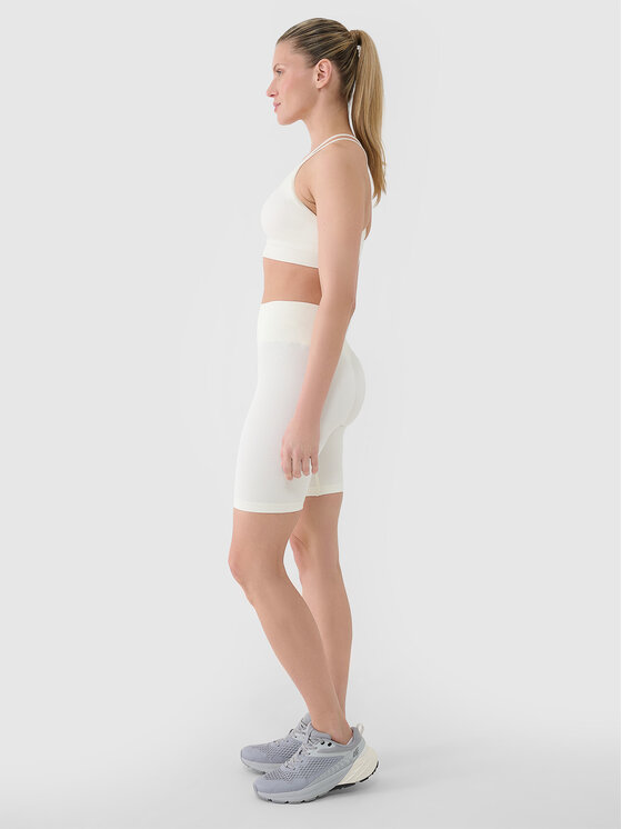 4F 4F Szorty sportowe MULTI ACTIVE Biały Slim Fit