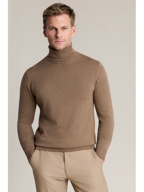 Lancerto Lancerto Sweter Jesse SW073226000050 Beżowy Regular Fit