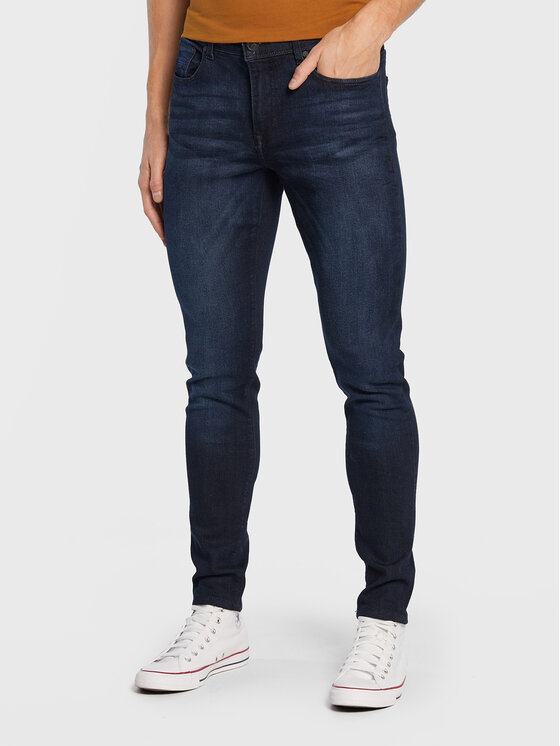 Petrol Industries Jeans hlače Nash 0011 Mornarsko modra Slim Fit
