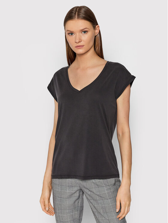 Vero Moda Tricou Filli 10247666 Negru Regular Fit