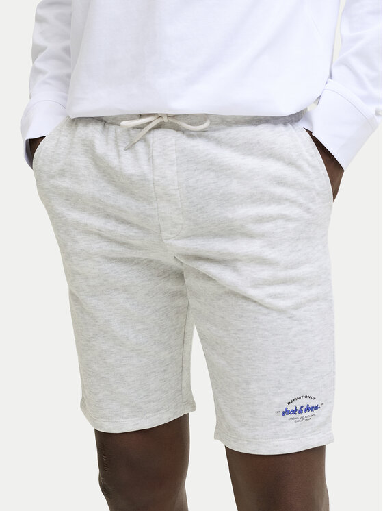 Jack & Jones Jack & Jones Sportshorts Gordon Brandon 12297289 Grau Regular Fit