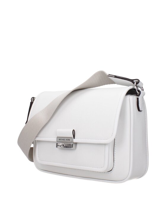 Michael Kors Michael Kors Torebka White Leather Crossbody Biały