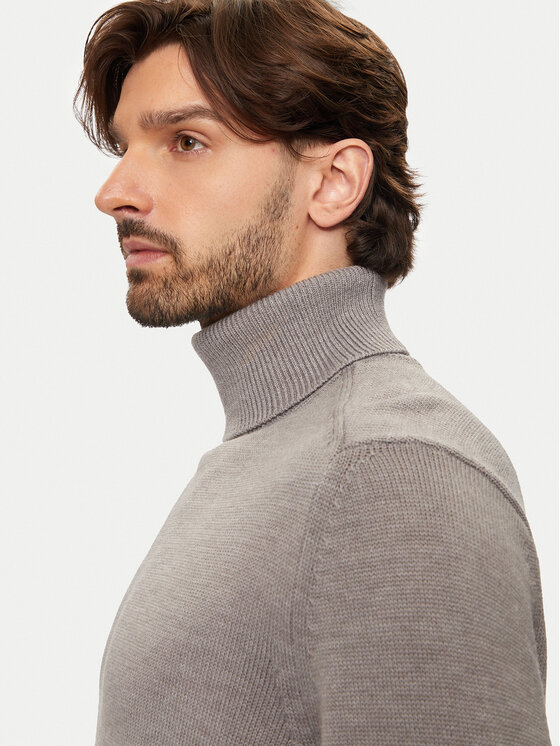 Armani Exchange Armani Exchange Rolák 6DZM1H ZM1LZ 17AC Šedá Regular Fit