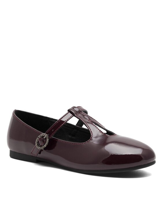 Nelli Blu Nelli Blu Ballerinas CM221210-1 Dunkelrot