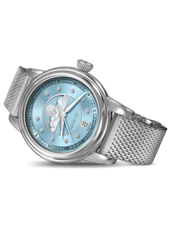 Aviator Aviator Zegarek V.1.33.0.359.5 Srebrny