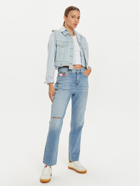 Tommy Jeans Tommy Jeans Дънки DW0DW19934 Син Straight Fit