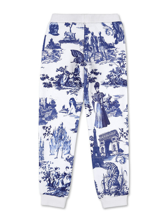PHILIPP PLEIN PHILIPP PLEIN Spodnie dresowe 5949 Biały Jogger Fit