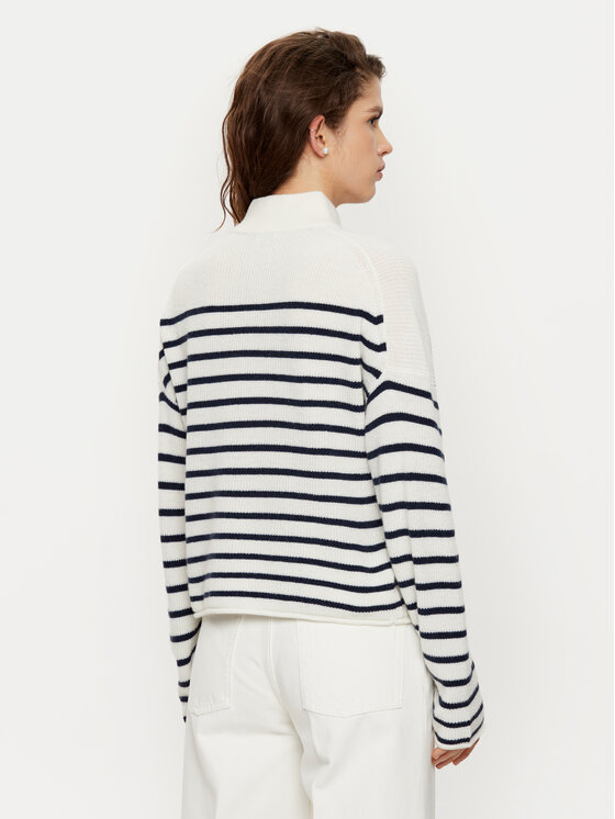 Tommy Hilfiger Tommy Hilfiger Svetr WW0WW44981 Bílá Relaxed Fit