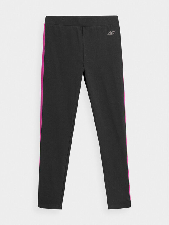 4F 4F Κολάν 4FJAW23TTIGF094 Μαύρο Slim Fit