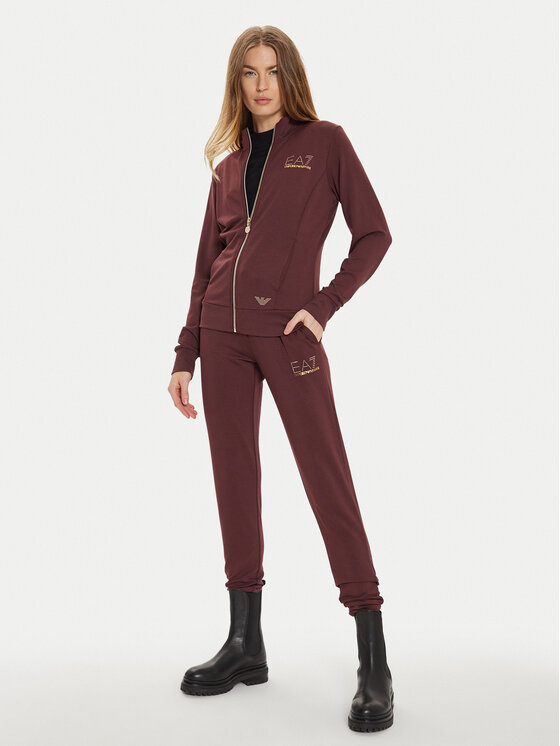 EA7 Emporio Armani EA7 Emporio Armani Spodnji del trenirke 8NTP66 TJ9RZ 1755 Rjava Regular Fit