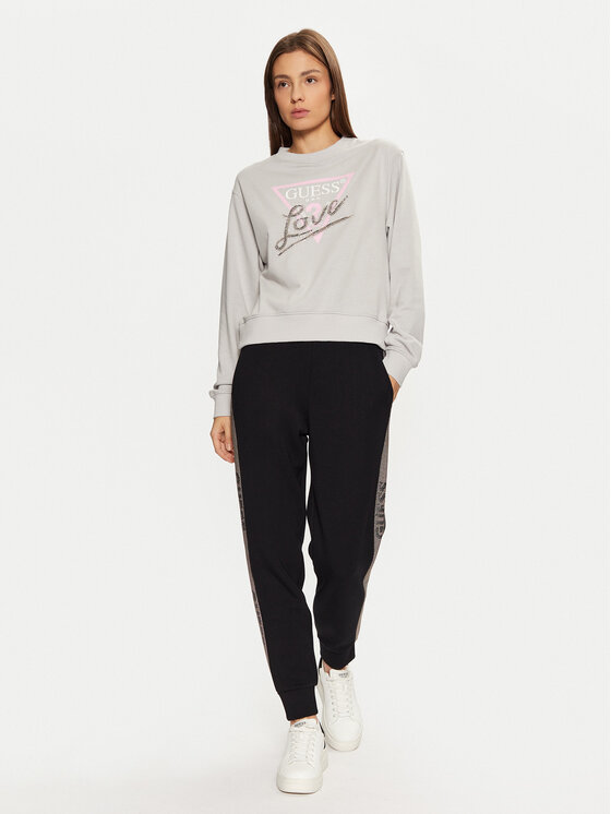 Guess Guess Μπλούζα W5RQ04 KB683 Γκρι Regular Fit