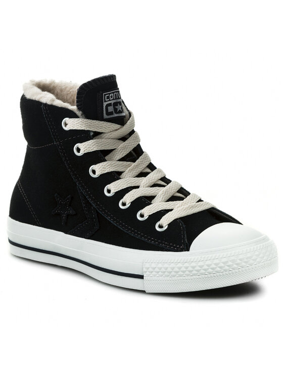 Converse on sale suede shearling