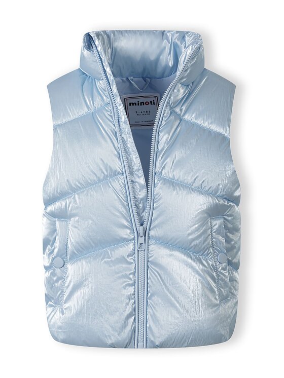 minoti minoti Kamizelka 30GILET100 Błękitny Regular Fit