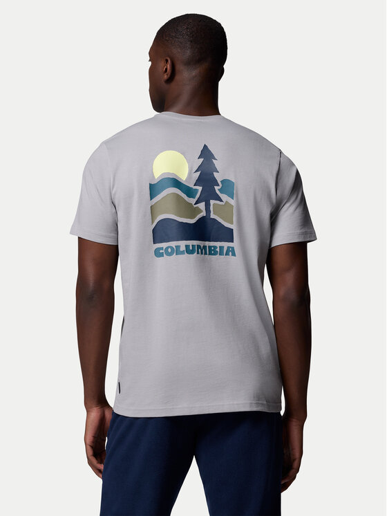 Columbia Columbia T-Shirt Explorers Canyon™ 2036451 Γκρι Regular Fit