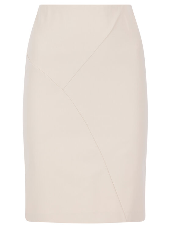 Patrizia Pepe Patrizia Pepe Tiesus sijonas CG0194/AQ39-B680 Smėlio Slim Fit