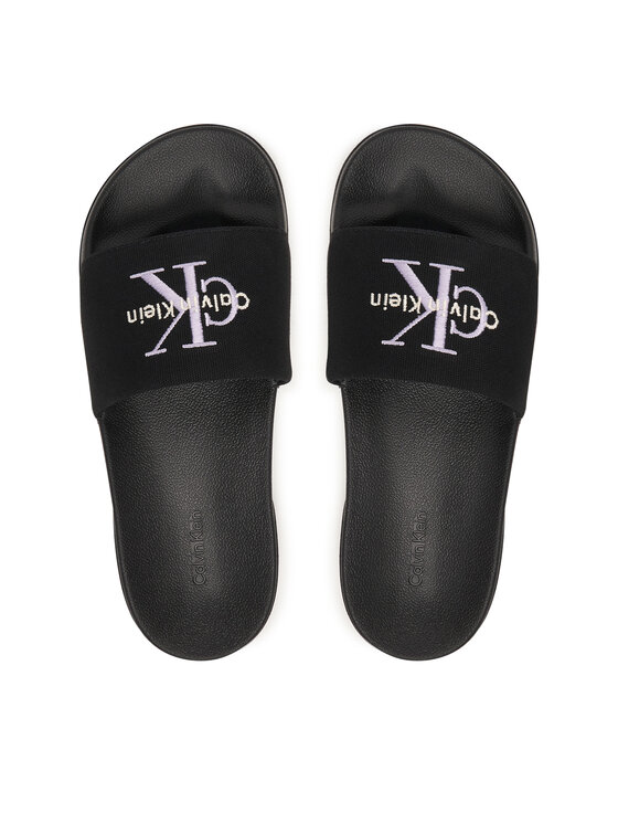 Calvin Klein Calvin Klein Klapki Ess Slide Cv HW0HW02958 Czarny