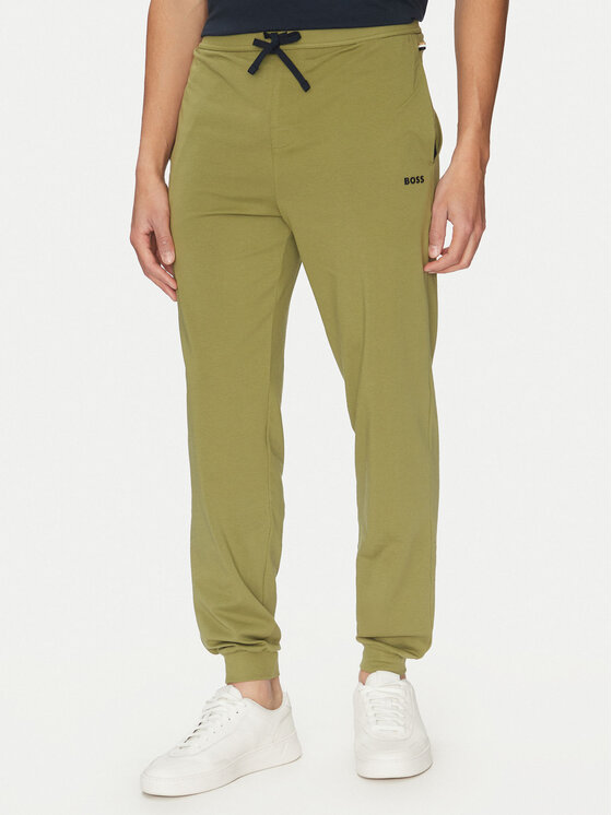 BOSS BOSS Donji dio trenerke Mix&Match 50515305 Zelena Regular Fit