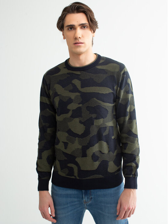 BIG STAR BIG STAR Sweter ORDI_000_160 Kolorowy Comfort Fit