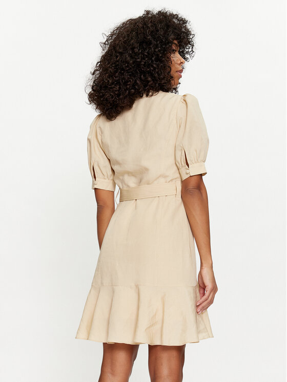 TWINSET TWINSET Sommerkleid 241TP2521 Beige Regular Fit