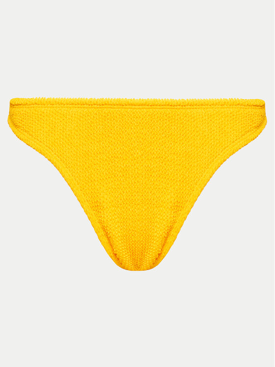 Hunkemöller Hunkemöller Низ від купальника Crinkle 205680 Жовтий