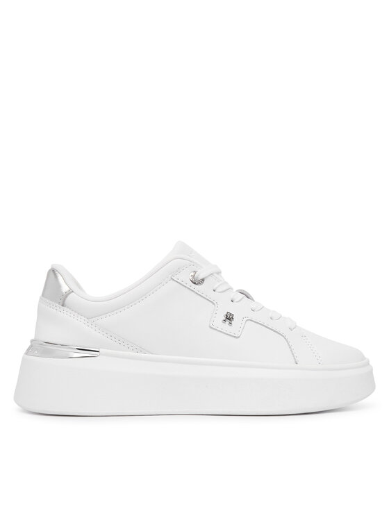 Tommy Hilfiger Tommy Hilfiger Sneakersy Th Platform Chic Sneaker FW0FW09626 Biały