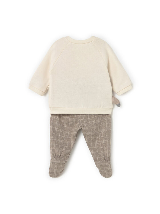 Mayoral Mayoral Completo felpa e ghettine 2586 Beige Regular Fit