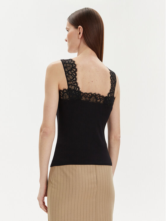 Morgan Morgan Top 212-DNANA Schwarz Regular Fit